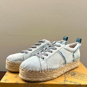 Sam Edelman NEW denim platform sneakers